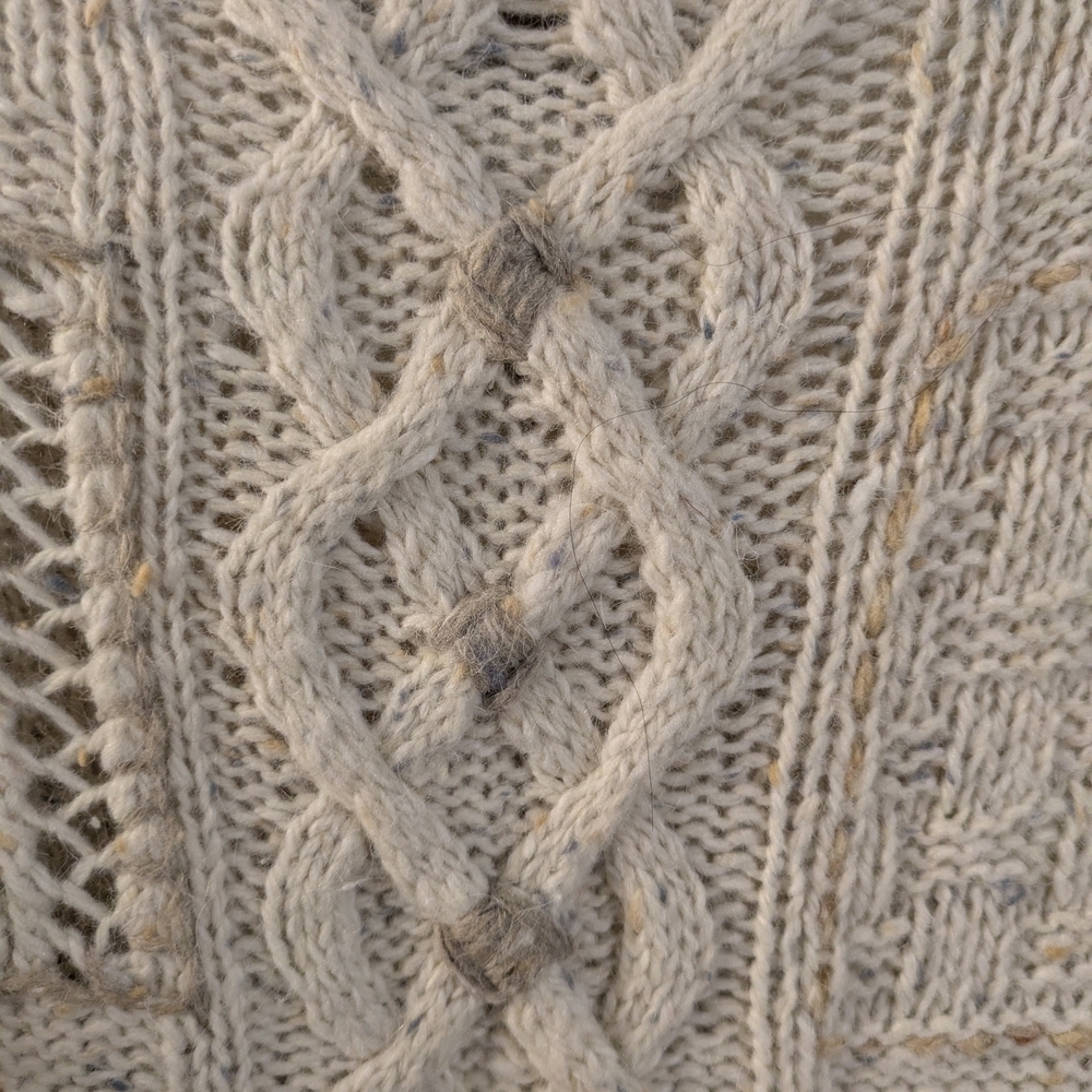 Express Textured Cream Sweater - Picture 5 of 6